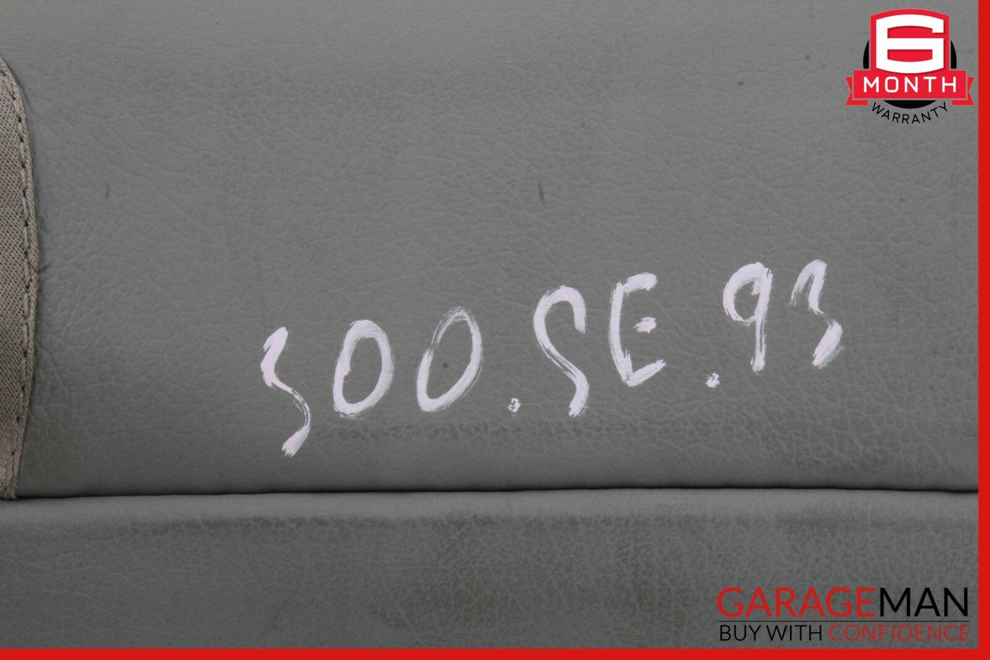92-93 Mercedes W140 300SE Front Left or Right Seat Headrest Gray OEM
