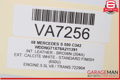 07-09 Mercedes W221 S550 S450 Rear Bumper Parking Sensor Wire Harness PDC Assy