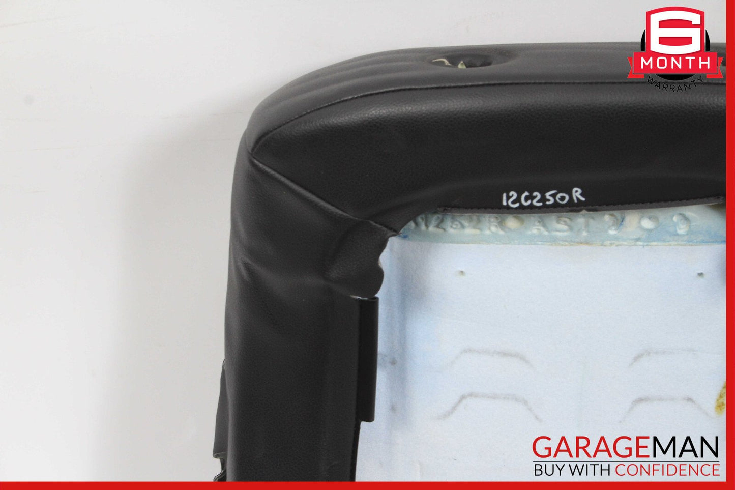 08-14 Mercedes W204 C250 Top Upper Seat Cushion Front Right Side Black OEM