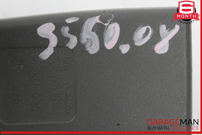 07-13 Mercedes W221 S550 Rear Right Center Dual Seatbelt Seat Belt Buckle Gray