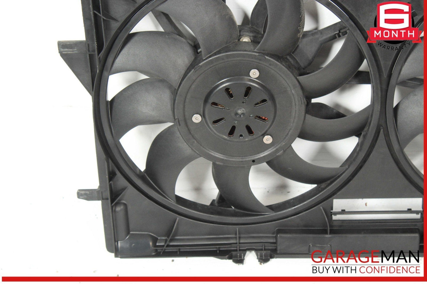 12-18 Audi A7 A6 Dual Radiator Motor Cooling Fan Shroud Assembly 4H0121003N OEM
