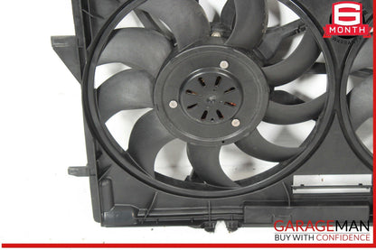 12-18 Audi A7 A6 Dual Radiator Motor Cooling Fan Shroud Assembly 4H0121003N OEM