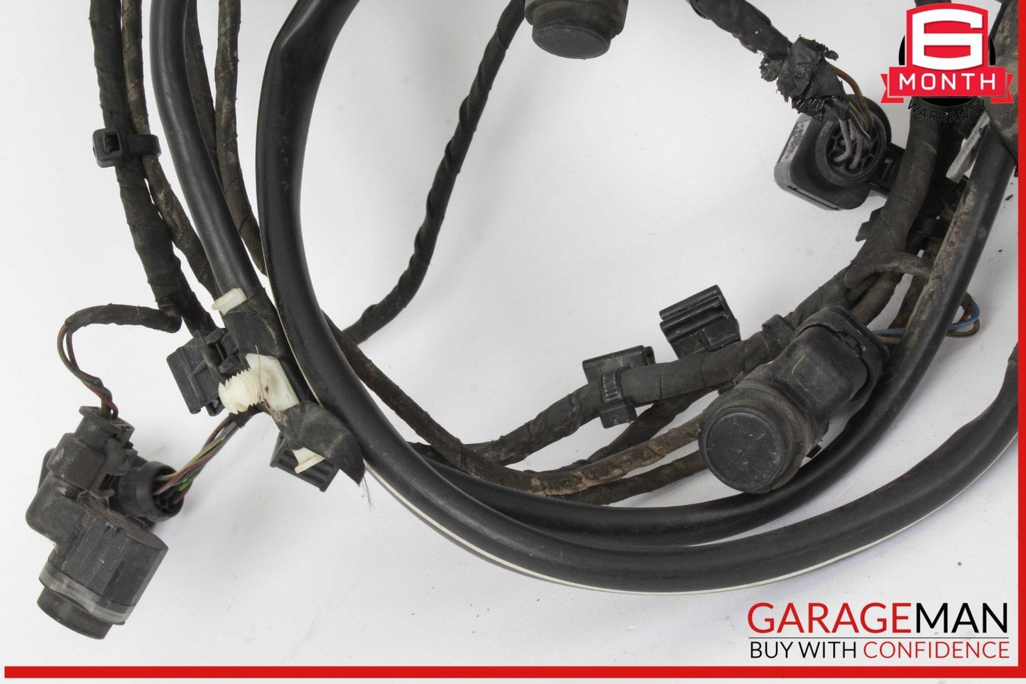 13-17 Audi Q5 Rear Bumper Wire Wiring Harness w/ Park Assist PDC Sensor OEM