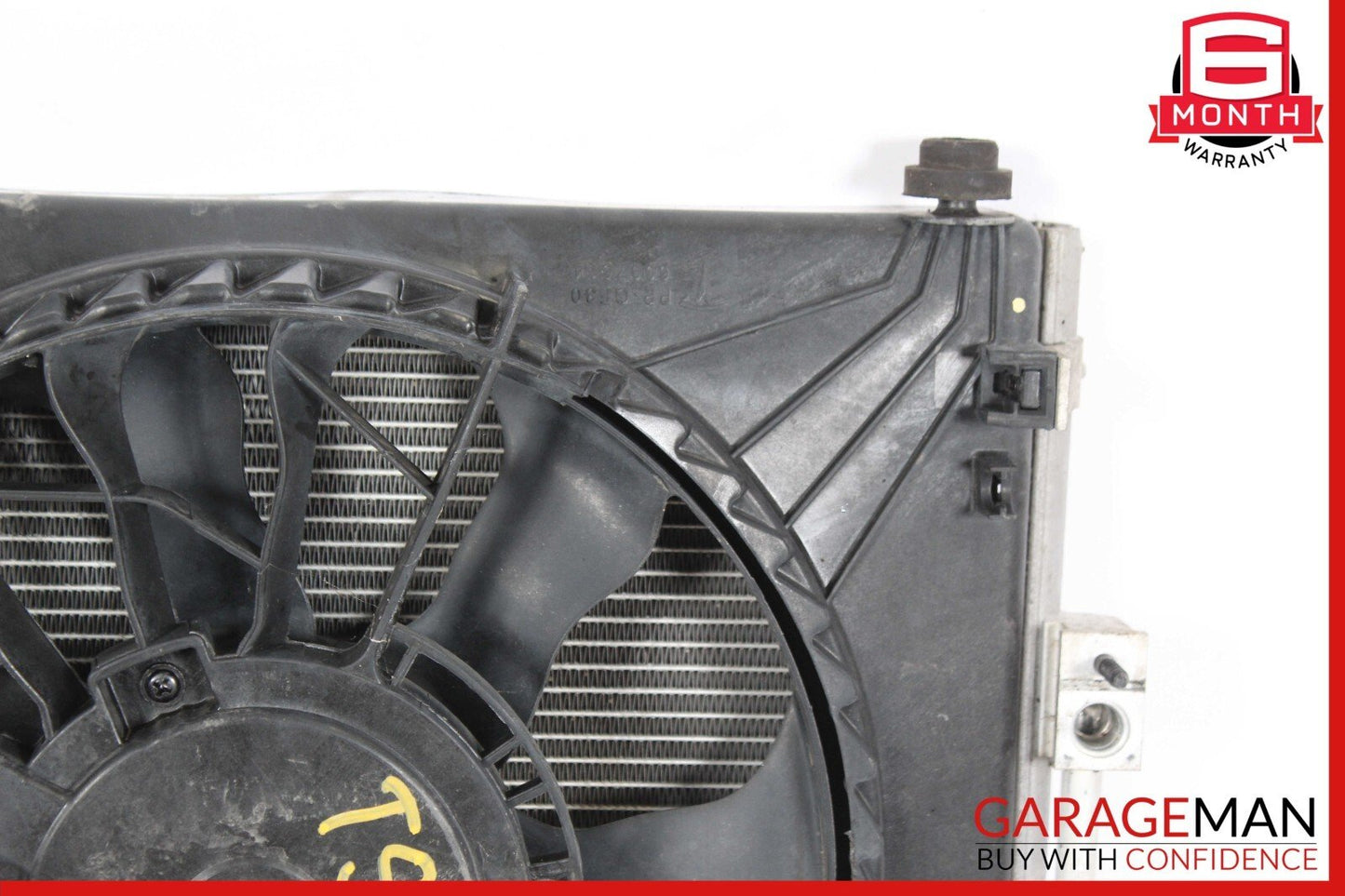 16-20 Tesla Model S Front Left Driver A/C Condenser Cooling Fan Shroud Module