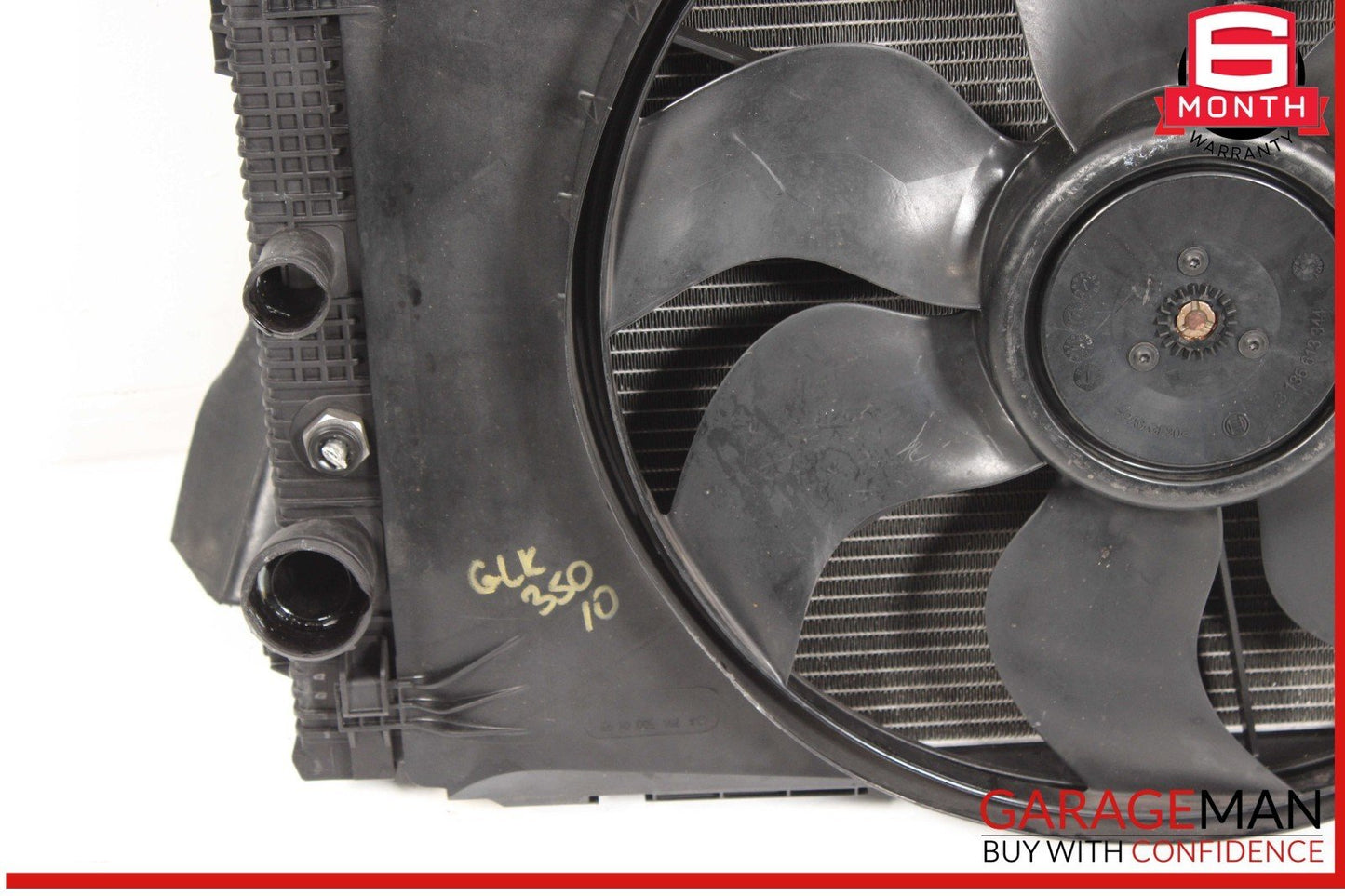 08-15 Mercedes X204 GLK350 Engine Radiator AC A/C Air Condenser Oil Cooler Assy