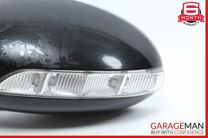 07-09 Mercedes W221 S550 S600 Front Left Side Mirror Door Rear View Black OEM
