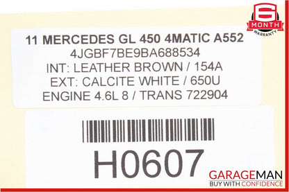 08-15 Mercedes GL450 GLK350 C250 Front Right Side Seat Lumbar Switch Controller
