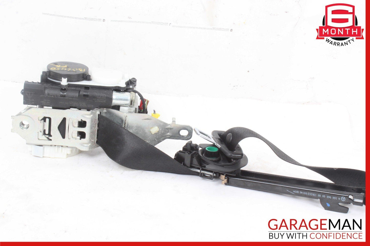 12-19 Mercedes X166 GL450 GLS550 Front Right Side Seat Belt Seatbelt Black OEM