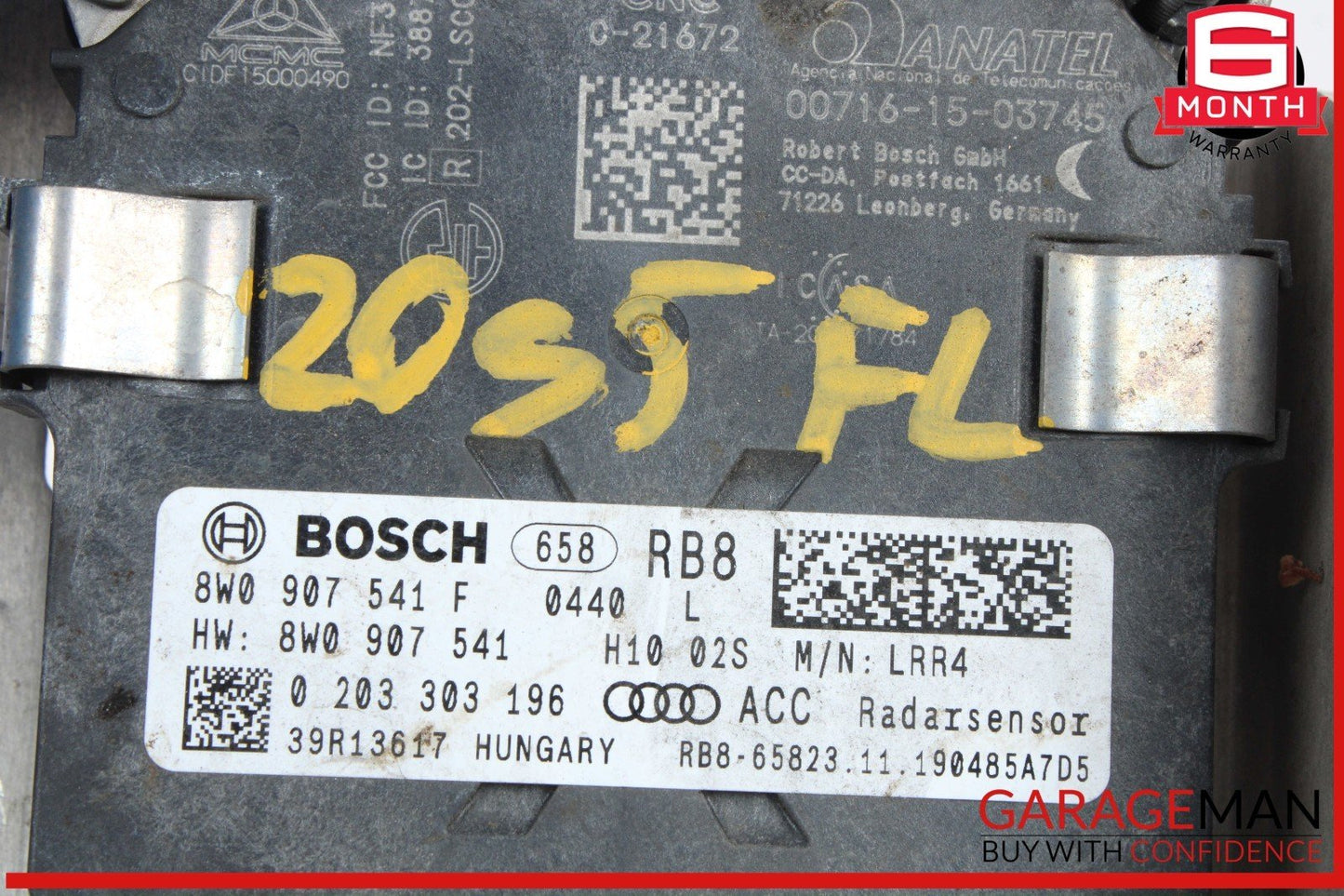20-24 Audi S5 S4 A4 A5 Adaptive Cruise Control Module 8W0907541G OEM