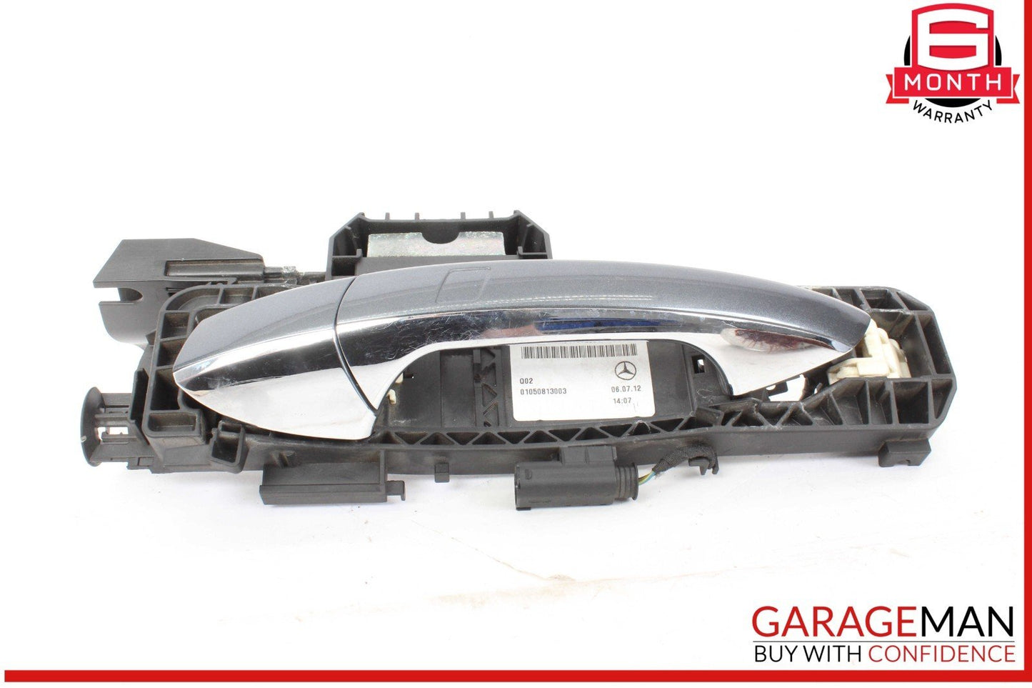 12-16 Mercedes X166 GL450 Rear Left Driver Side Exterior Door Handle Gray OEM