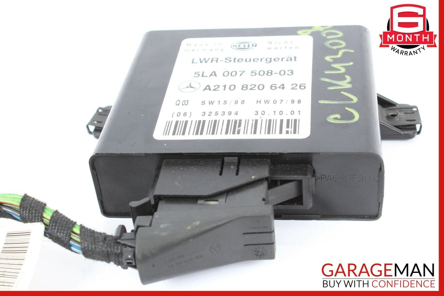 98-03 Mercedes E320 CLK430 Headlight Head Light Lamp Range Control Module Unit