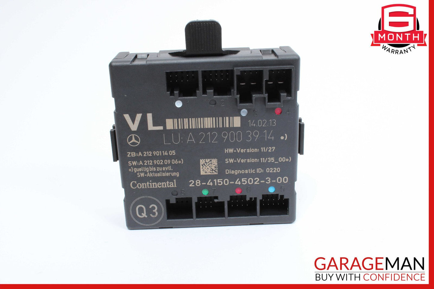 08-18 Mercedes W204 C250 SLK250 E400 Front Left Side Door Control Module OEM