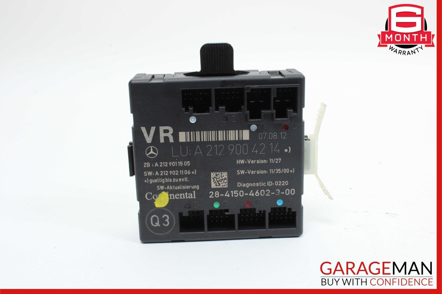 08-18 Mercedes W204 C250 C300 SLK250 Front Right Side Door Control Module Unit O