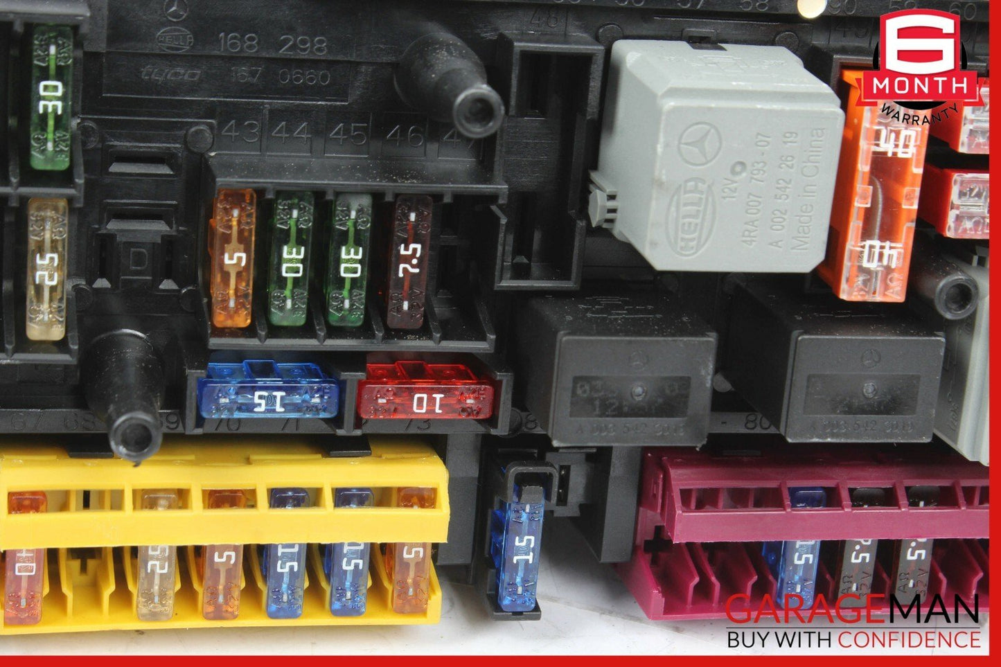 10-11 Mercedes W212 E500 E550 Rear SAM Module Fuse Box Relay 2129003702 OEM