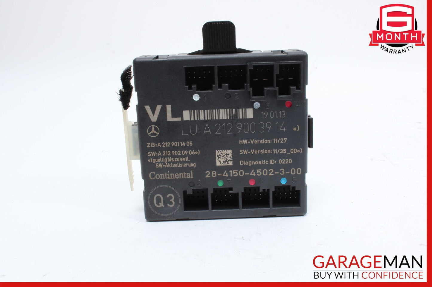 08-18 Mercedes X204 GLK250 C250 CLS550 Front Left Side Door Control Module OEM