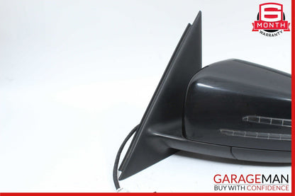 10-12 Mercedes X204 GLK350 Left Driver Side Rear View Door Mirror Black OEM