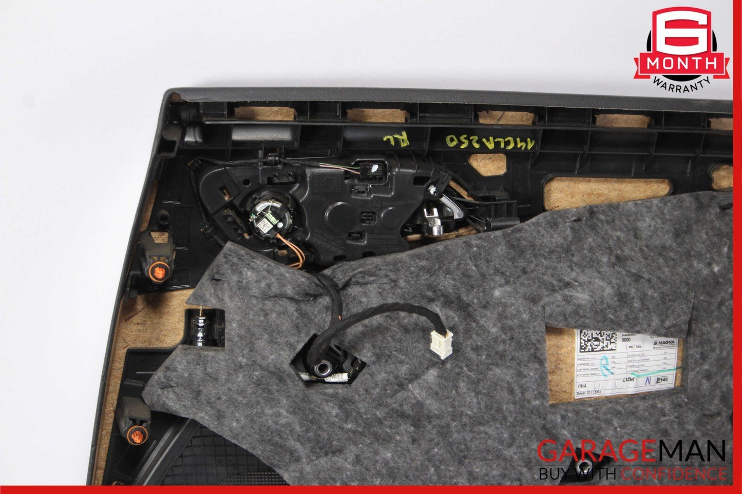 14-18 Mercedes W117 CLA250 Rear Left Interior Door Trim Panel Cover Assembly