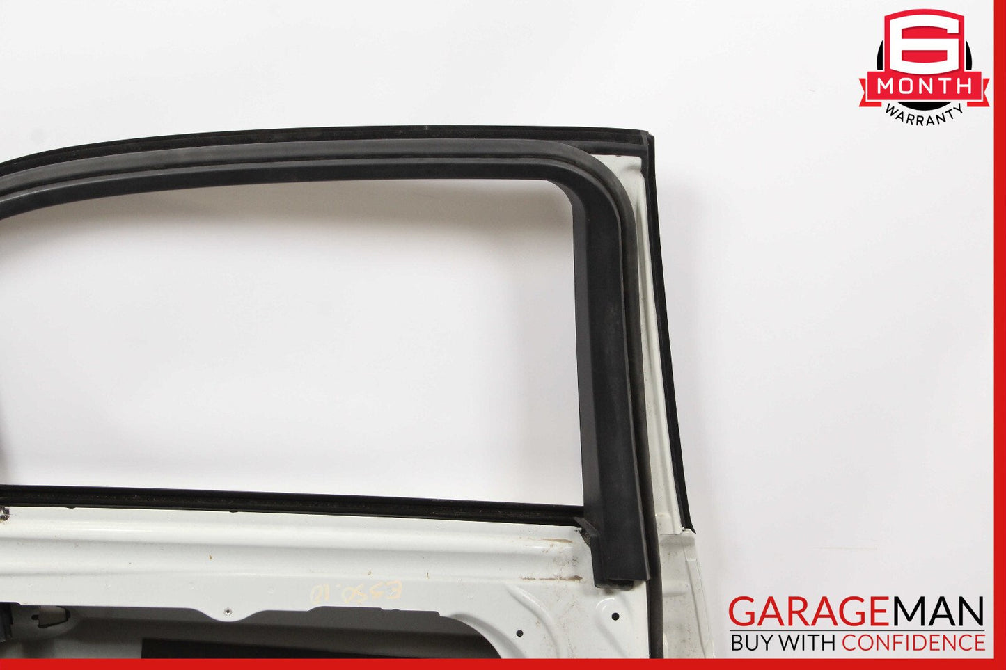 10-16 Mercedes W212 E350 Sedan Rear Left Side Door Shell Assembly Calcite White