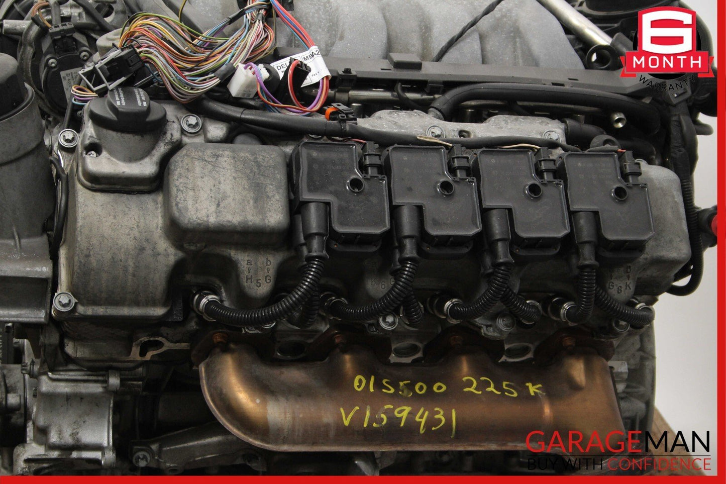 00-06 Mercedes S500 CL500 5.0L V8 M113 Complete Engine Motor Block Assembly 225k