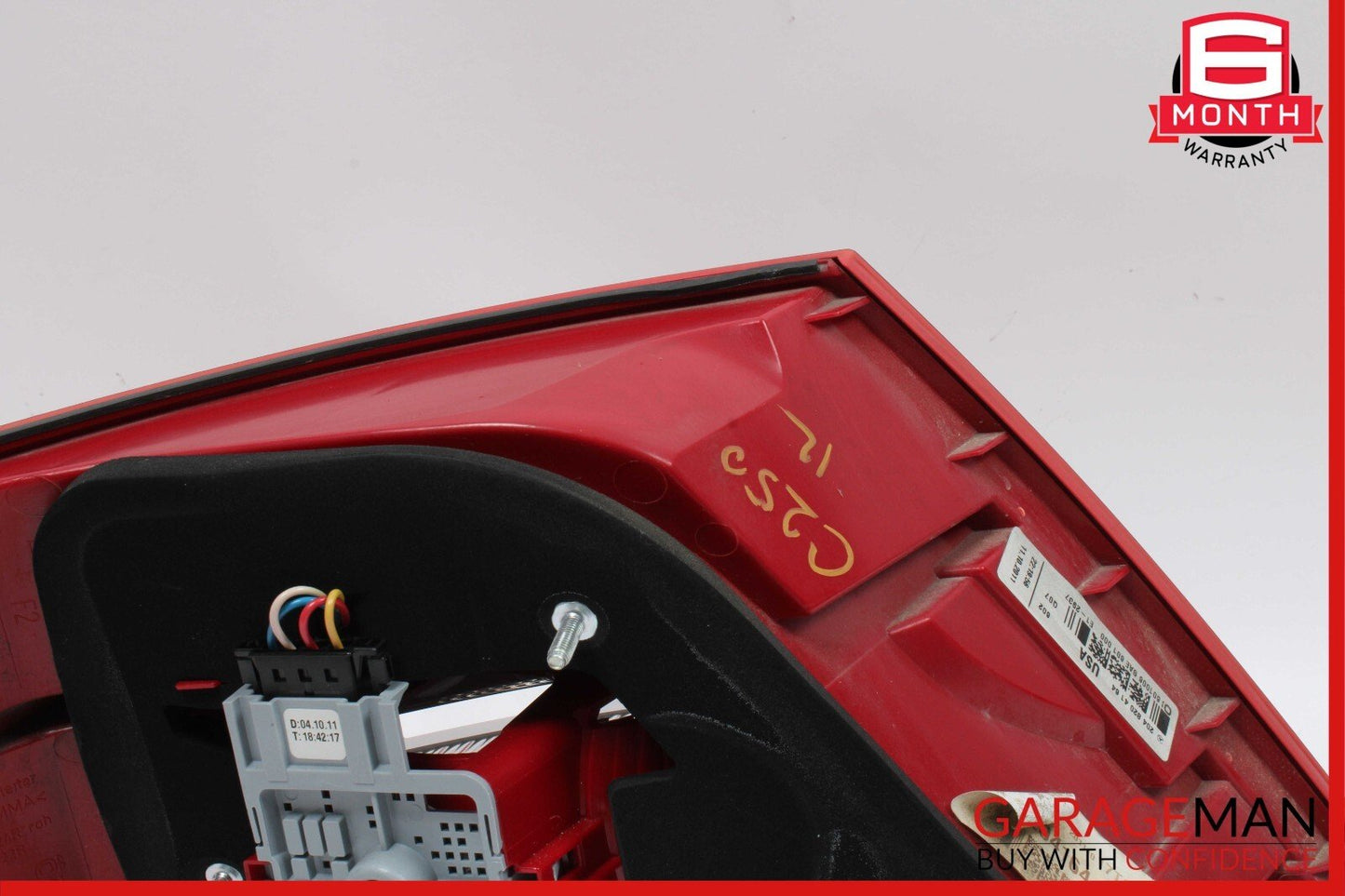 12-14 Mercedes W204 C250 C300 Rear Right Side Taillight Tail Light Lamp OEM