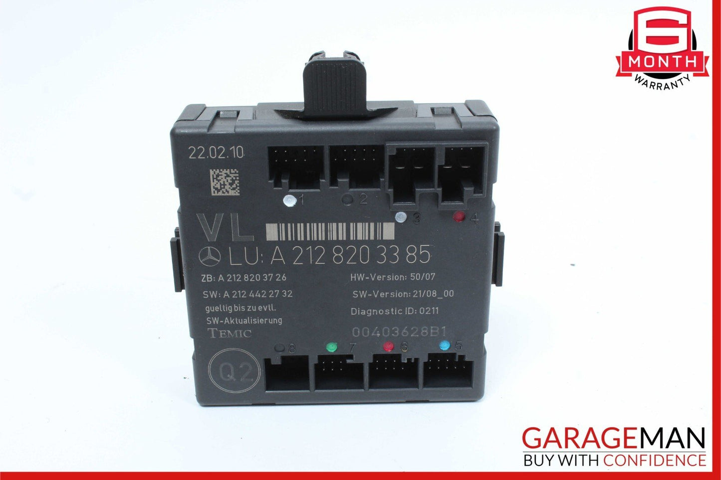 08-18 Mercedes W212 E350 E400 SLK350 Front Left Side Door Control Module OEM