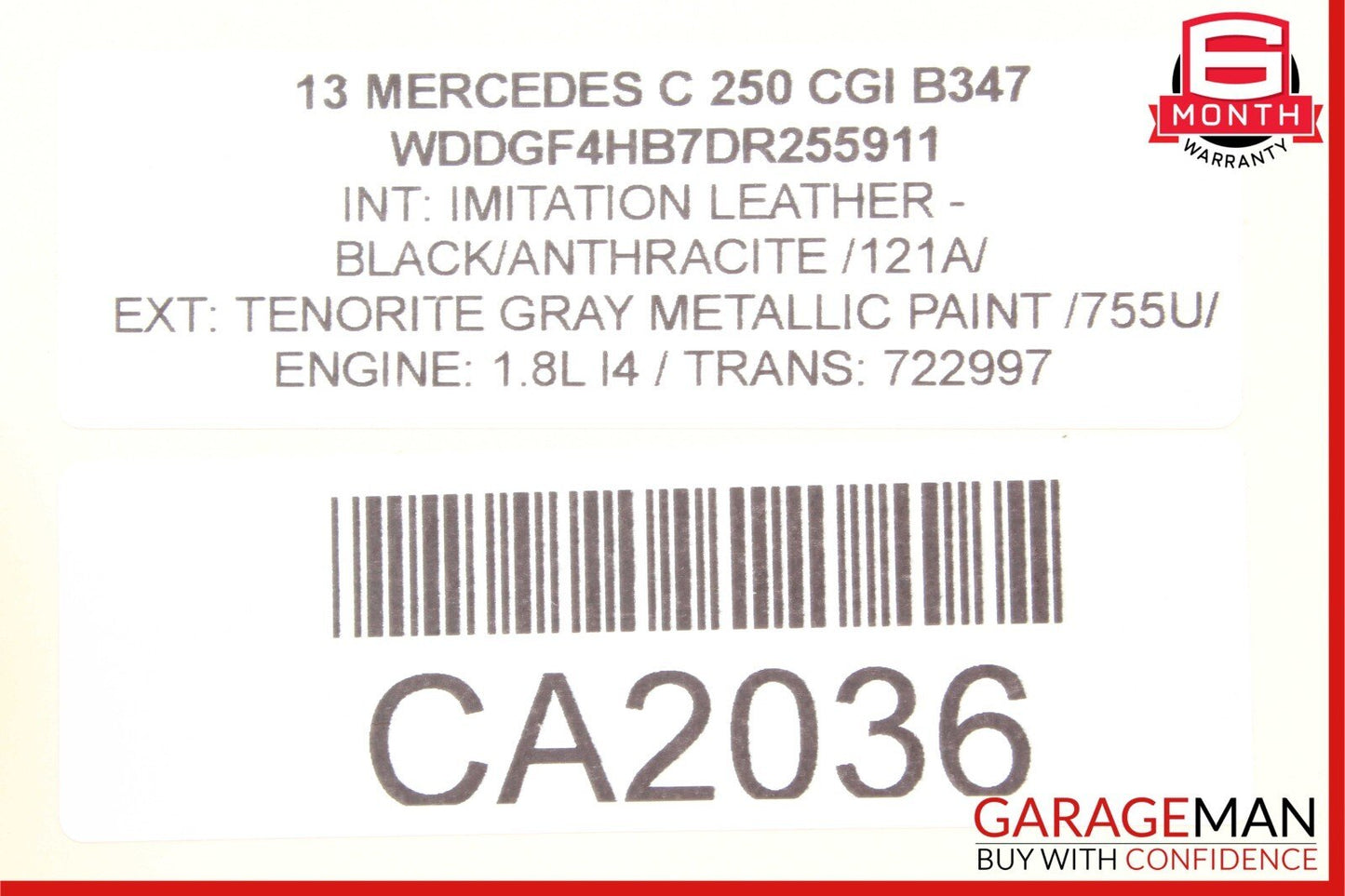 08-18 Mercedes W204 C250 SLK250 Front Right Side Door Control Module Unit OEM