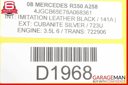 06-12 Mercedes W251 R350 ML350 Front Left Side Seat Vertical Adjust Motor OEM