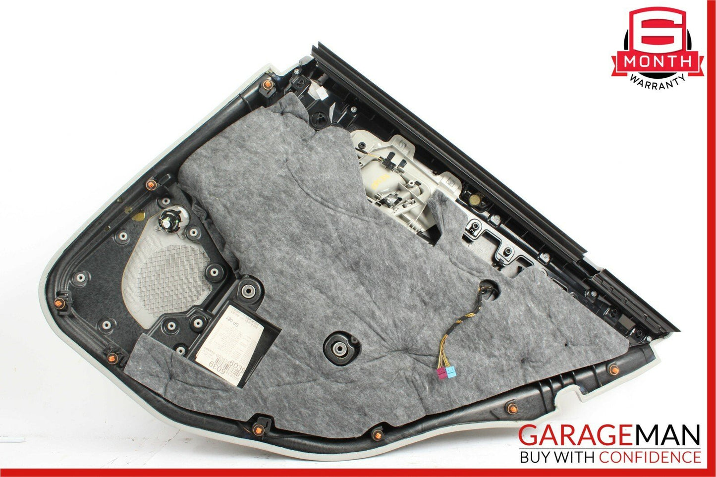10-13 Mercedes W212 E350 E550 Rear Left Driver Side Interior Door Panel Grey OEM