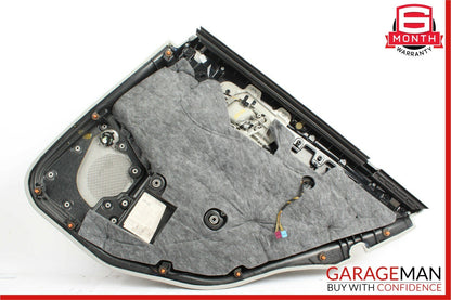 10-13 Mercedes W212 E350 E550 Rear Left Driver Side Interior Door Panel Grey OEM