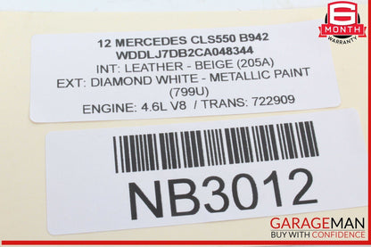 10-18 Mercedes W218 CLS550 Communication Interface Module 1729009302 OEM