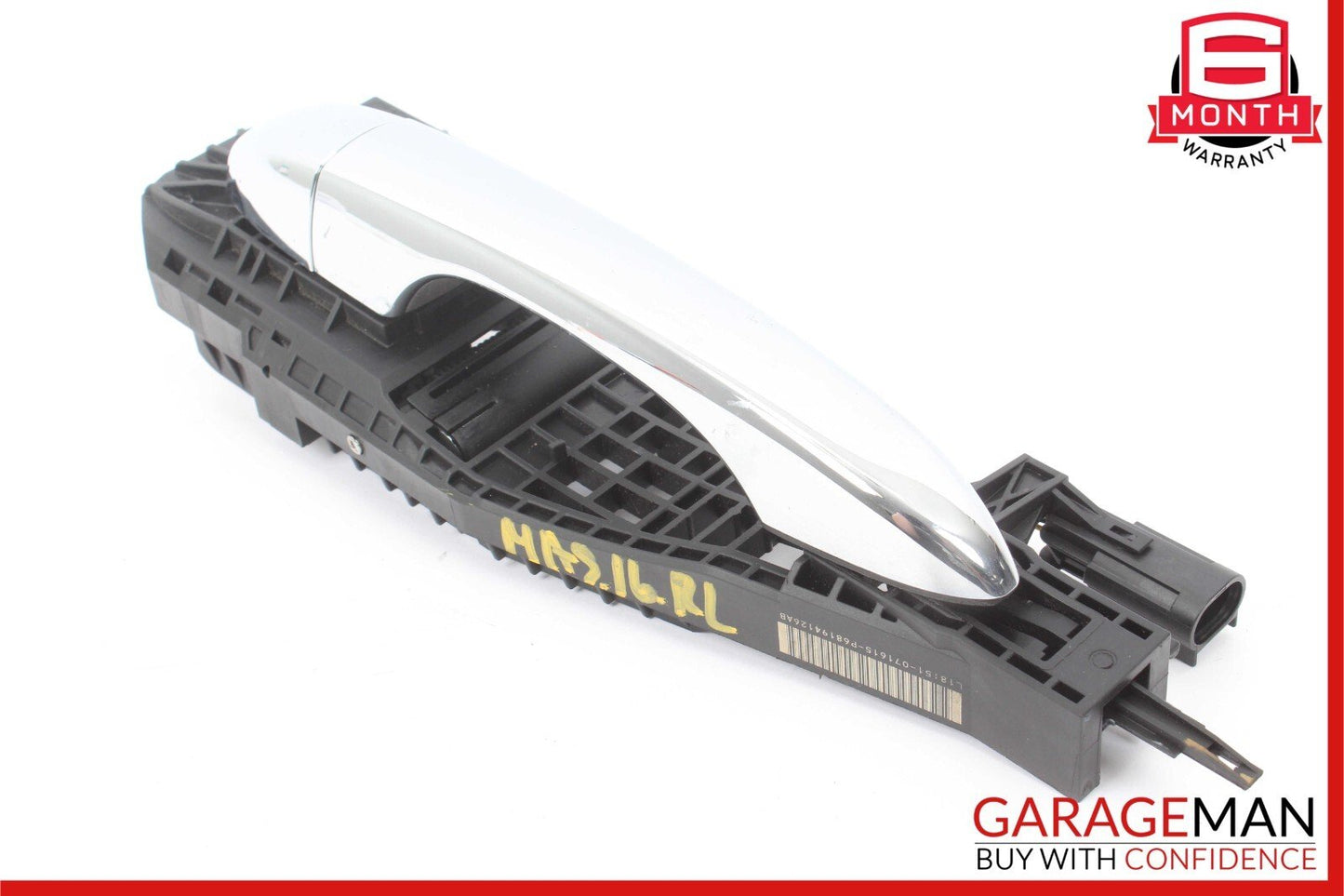 14-17 Maserati Ghibli Rear Left Exterior Door Handle Assembly Silver