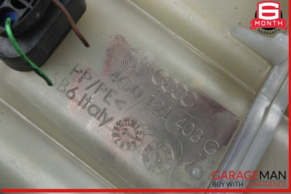 12-18 Audi A6 A7 Radiator Coolant Overflow Reservoir Tank 4G0121403AG OEM