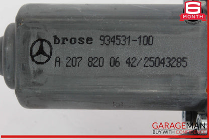 10-20 Mercedes W218 CLS550 Rear Right Window Regulator Motor 2078200642 OEM