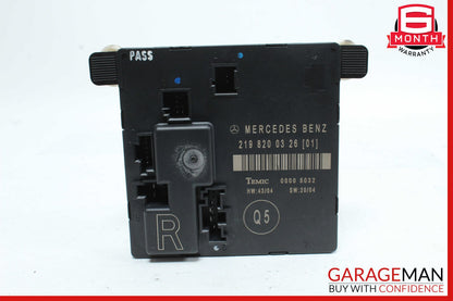06-11 Mercedes W219 CLS500 Rear Right Door Control Module 2198200326 OEM