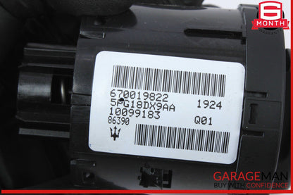 14-17 Maserati Ghibli Dash Headlight Head Light Lamp Control Switch 670019822