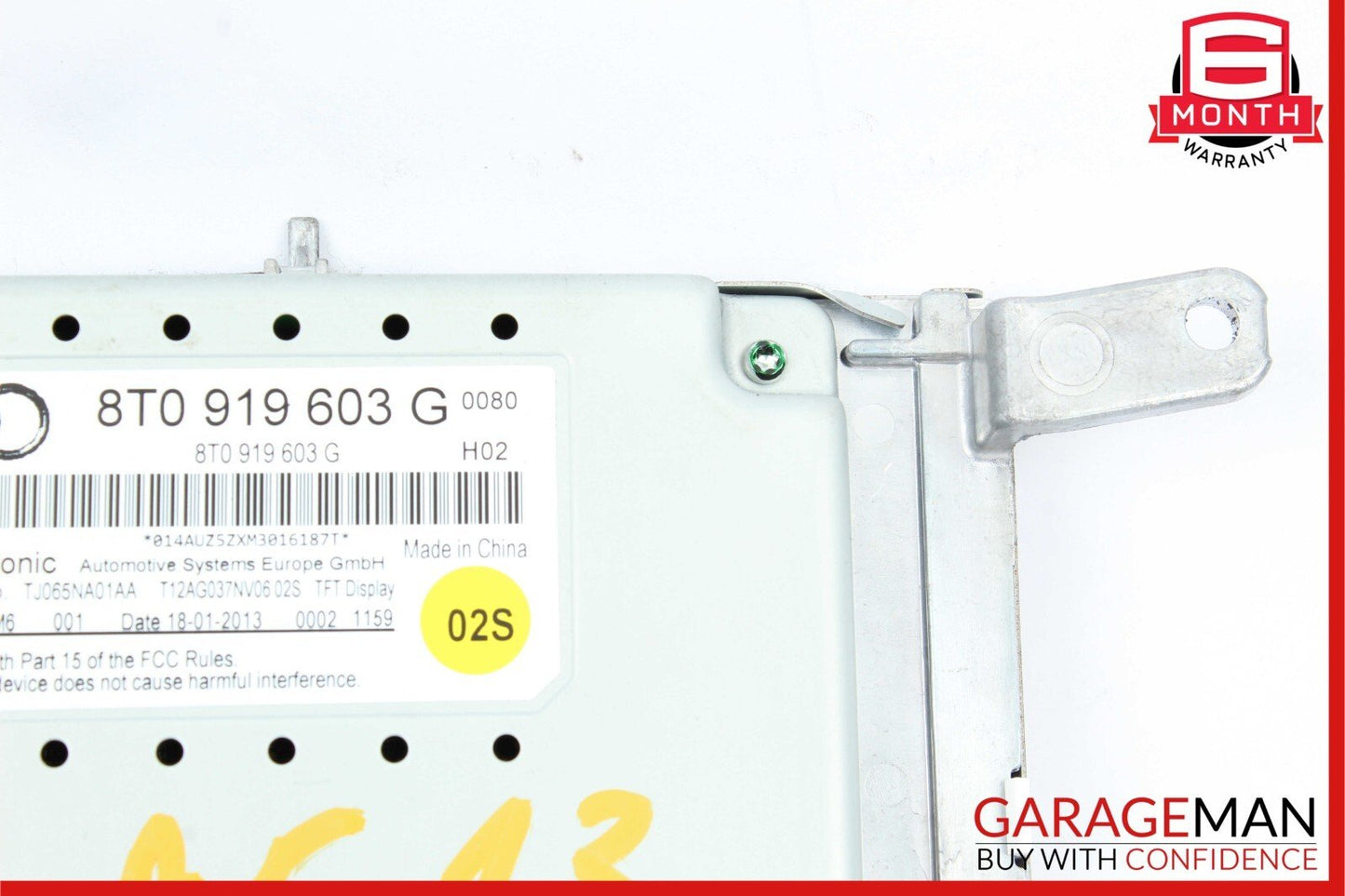 08-16 Audi A5 S5 Dash Info Information Display Screen Monitor OEM