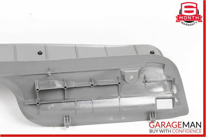 03-08 Mercedes R230 SL550 Rear Trunk Divider Wall Paneling Trim Cover Panel Gray