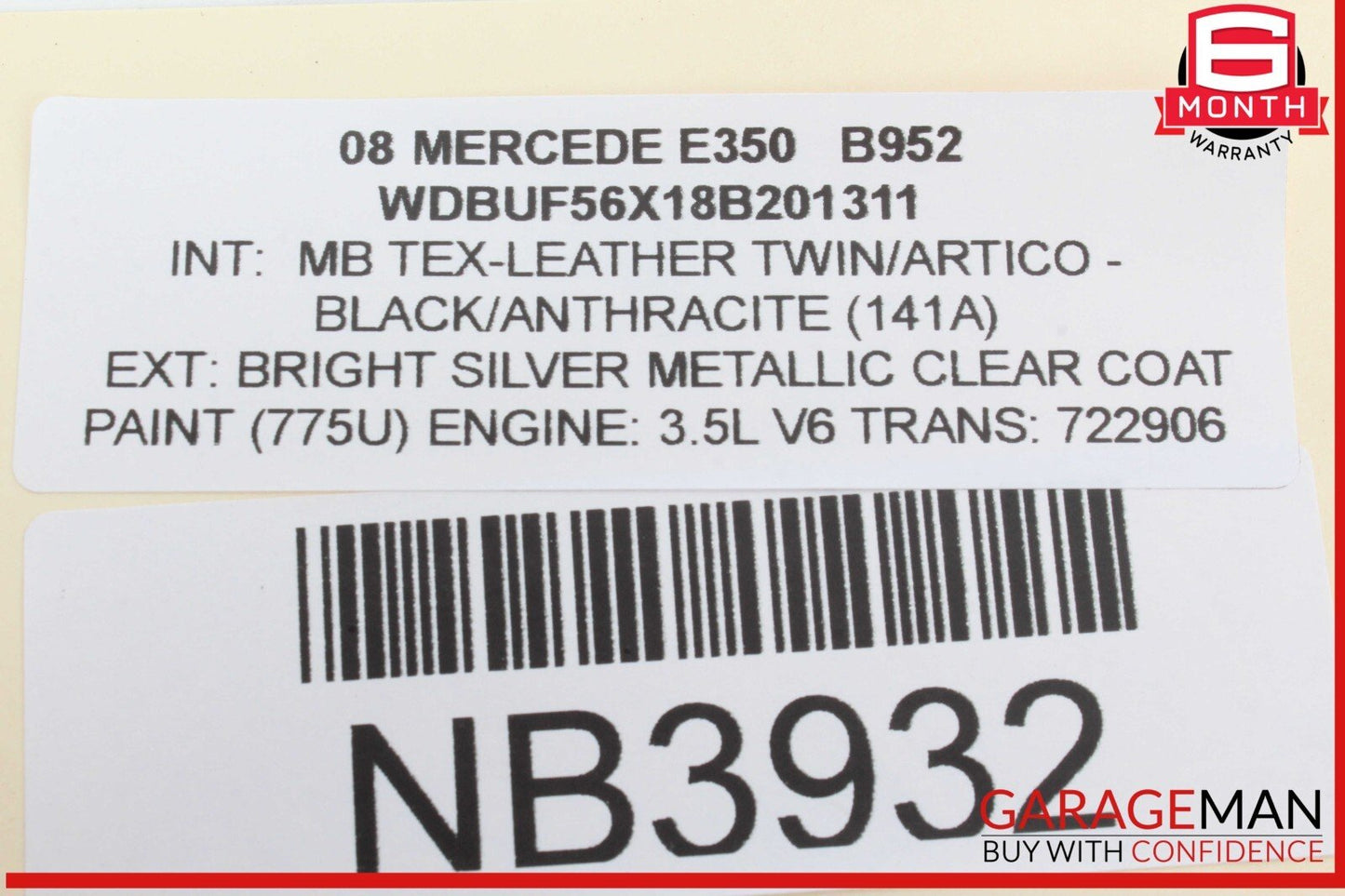 03-11 Mercedes W211 E350 CLS550 Body Control Module BCM 2115458532 OEM