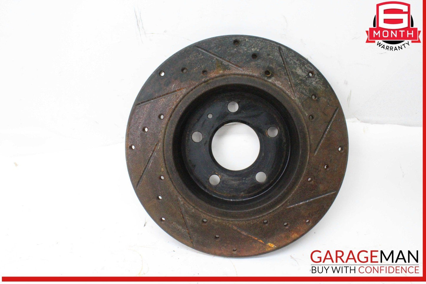 09-16 Audi A4 Rear Left and Rear Right Side Brake Disc Rotor Set OEM