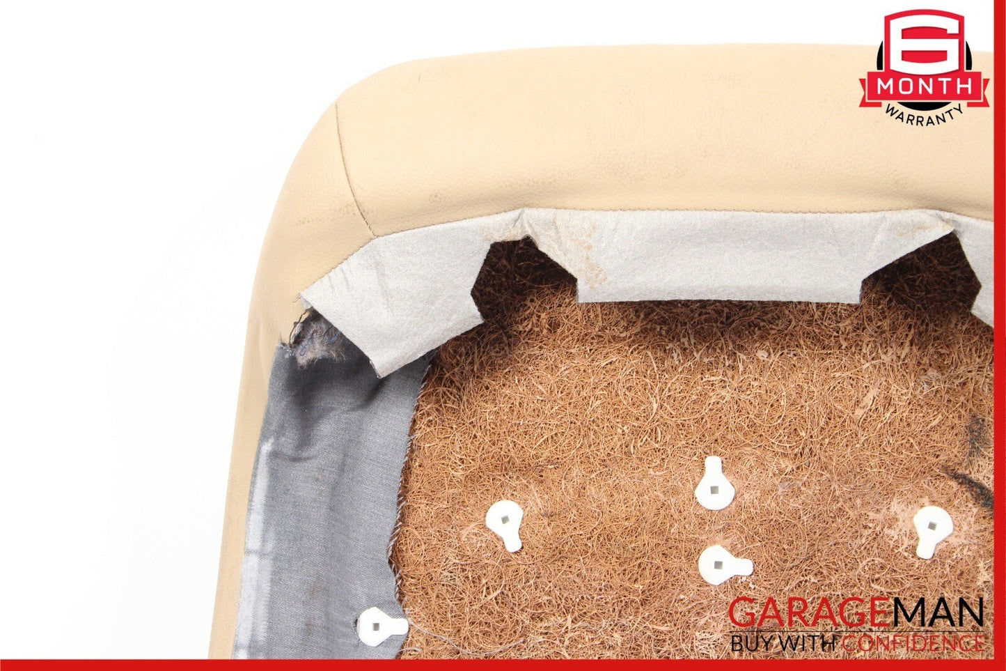 07-09 Mercedes W211 E350 Front Left / Right Side Top Upper Seat Cushion Beige