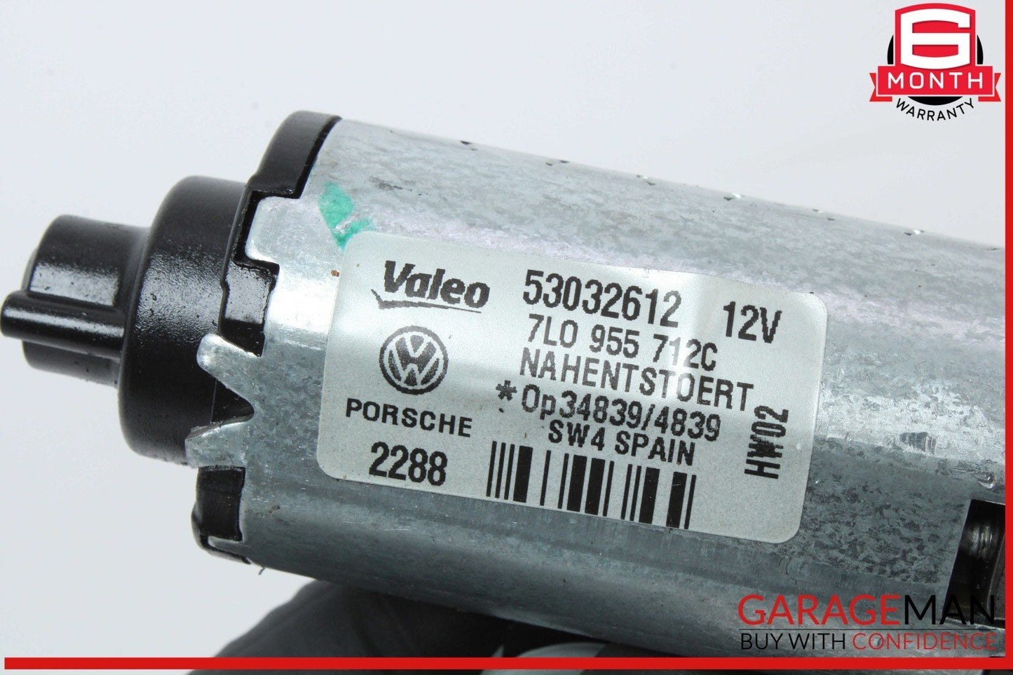 03-10 Porsche Cayenne 955 957 Rear Hatch Windshield Glass Window Wiper Motor OEM