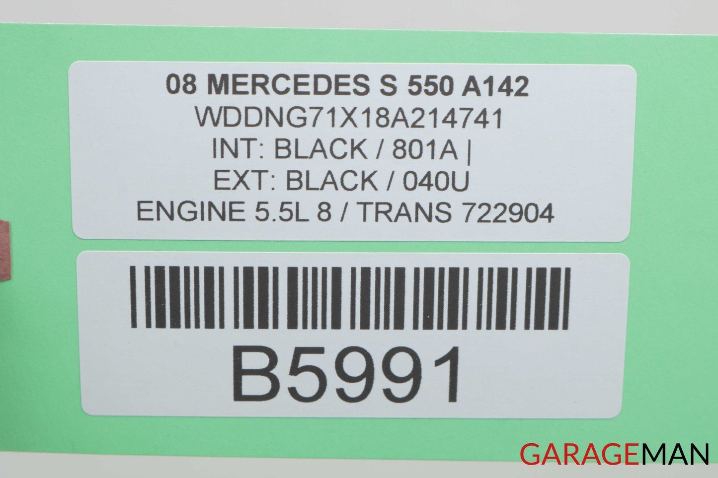 07-09 Mercedes W221 S550 S63 AMG Rear Right or Left Side Door Control Module OEM