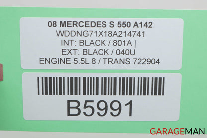 07-09 Mercedes W221 S550 S63 AMG Rear Right or Left Side Door Control Module OEM