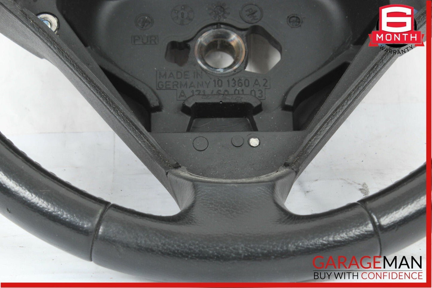 05-11 Mercedes R171 SLK280 C230 Sport 3 Spoke Steering Wheel Leather Black