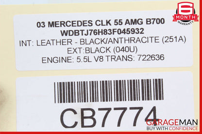 03-11 Mercedes W209 CLK55 AMG CLS350 A/C AC Air Conditioning Compressor Pump OEM