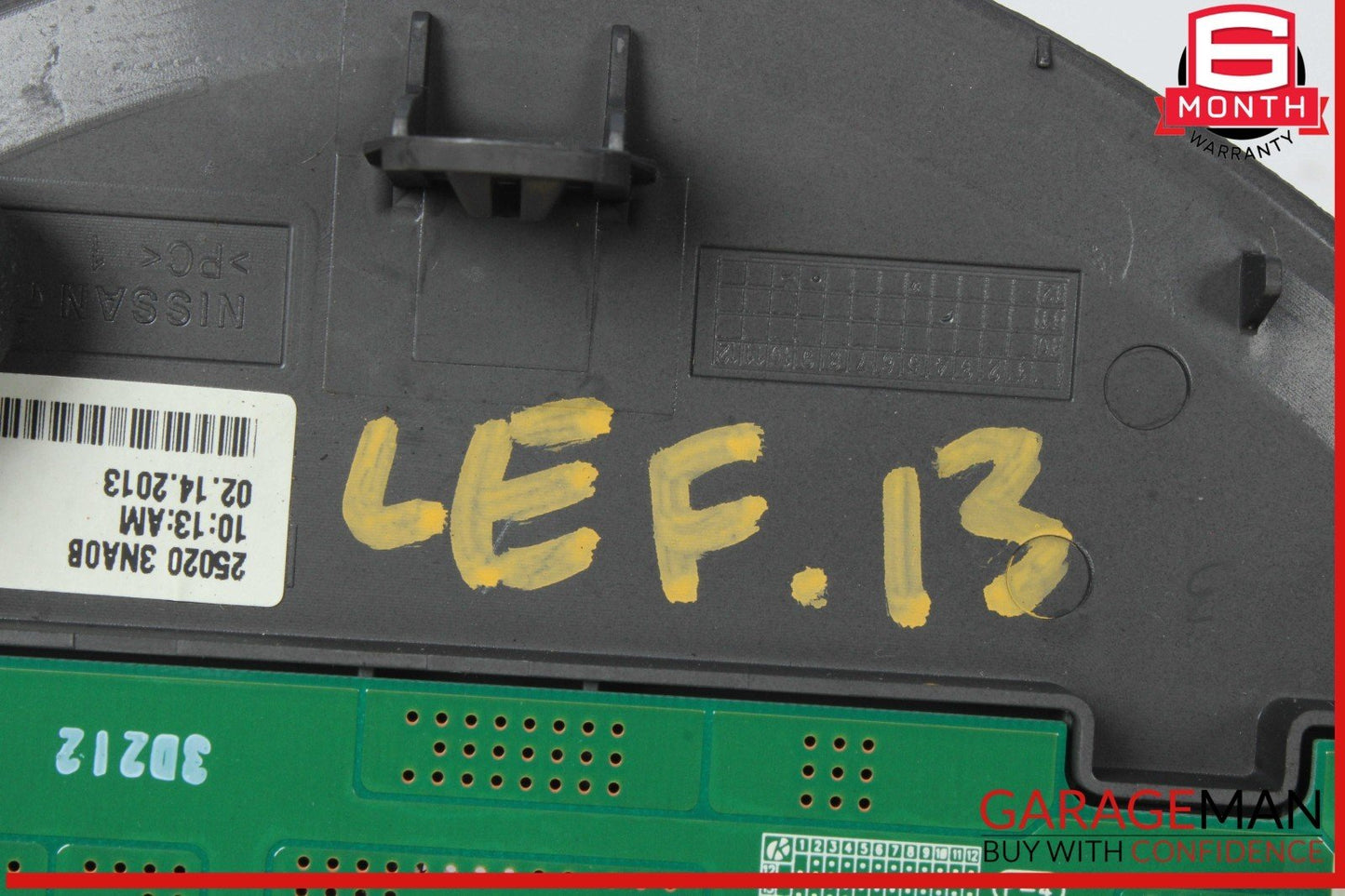 13-17 Nissan Leaf Battery Charging Indicator Trim Display Unit 250203NA0B OEM