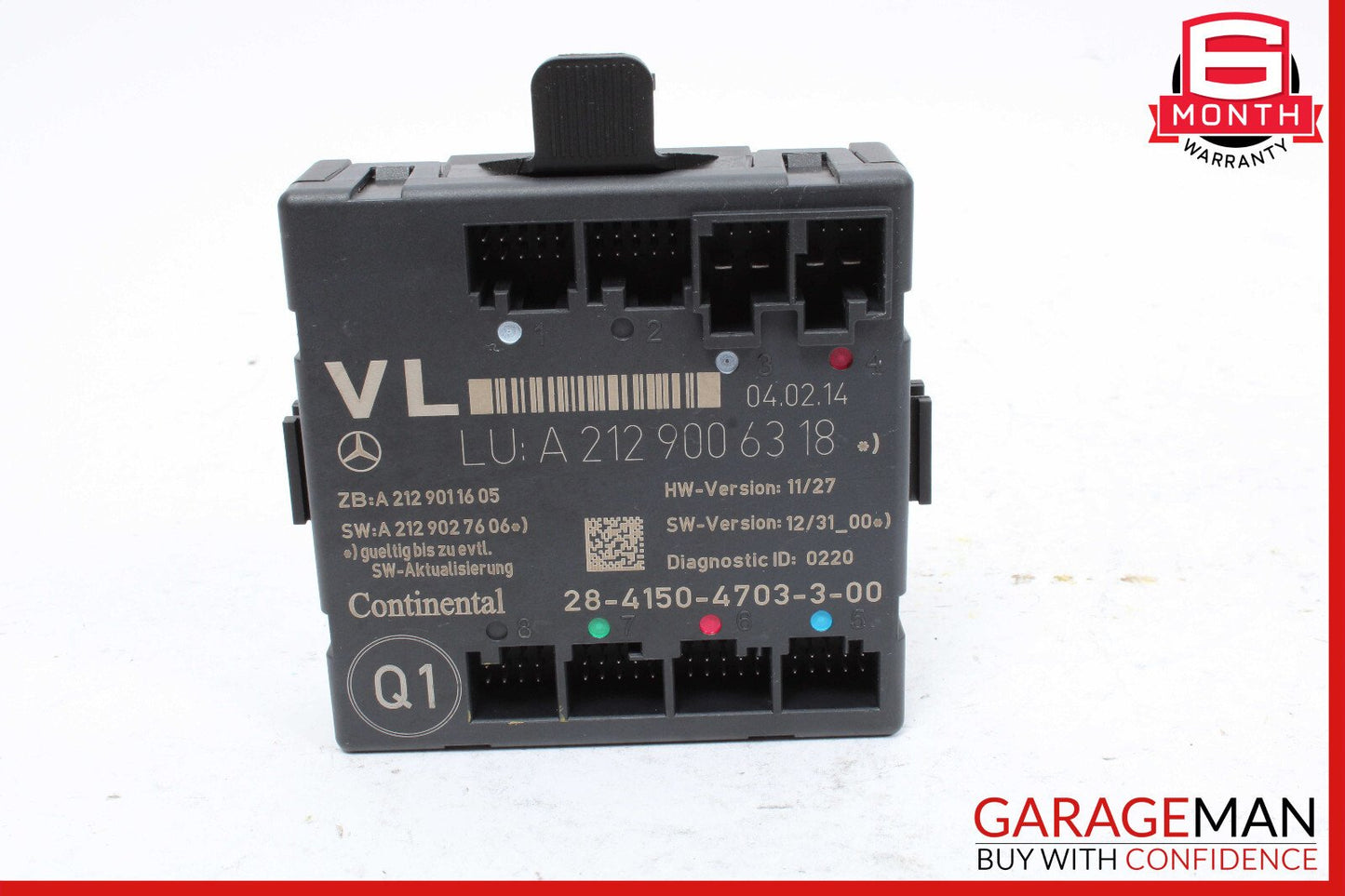 08-18 Mercedes W212 E350 C250 CLS550 Front Left Side Door Control Module OEM