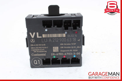 08-18 Mercedes W212 E350 C250 CLS550 Front Left Side Door Control Module OEM