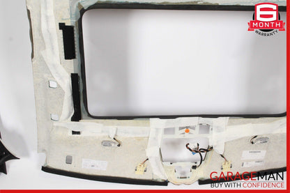 10-16 Mercedes W212 E350 E63 AMG Interior Roof Headliner Pillar Trim Cover Set