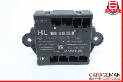 08-14 Mercedes W204 C300 C350 Rear Left Side Door Control Module 2048207585 OEM